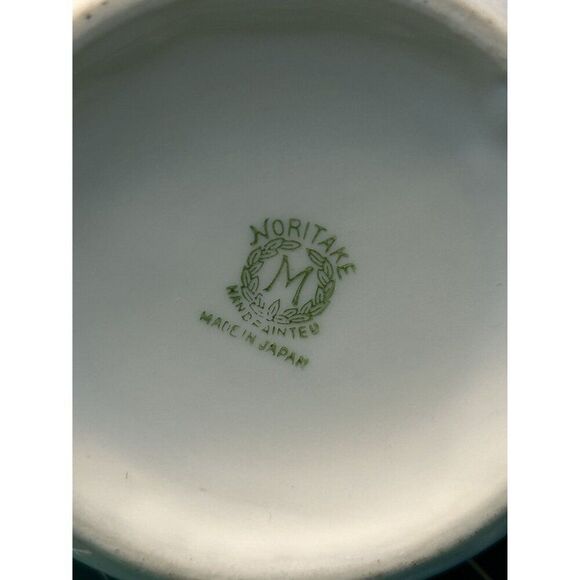 Vintage Noritake Hand Painted Sugar & Creamer Set With Scenic Dish - Picture 3 of 7